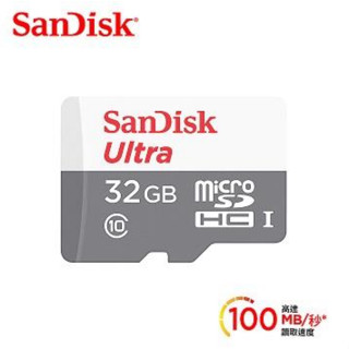 臺灣公司貨 SanDisk 32GB 【eYeCam】32G microSDHC Ultra 100MB 記憶卡
