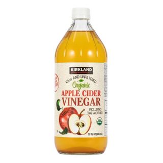 好市多 Kirkland 科克蘭 有機蘋果醋 Cuka Apel／giấm táo／Apple cider vidar