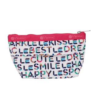 |快速出貨|Lesportsac Small Sloan Cosmetic 小型收納梯形化妝包-趣味字母