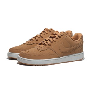 NIKE 休閒鞋 COURT VISION LO 棕色 皮革 復古 男 HJ4031-200