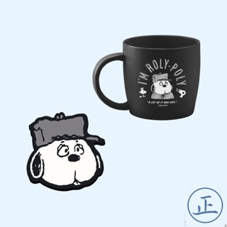 史努比復古理髮廳造型杯墊馬克杯組【大正餐具批發】馬克杯 史努比造型馬克杯 陶瓷馬克杯 史努比水杯 史努比造型杯墊馬克杯組
