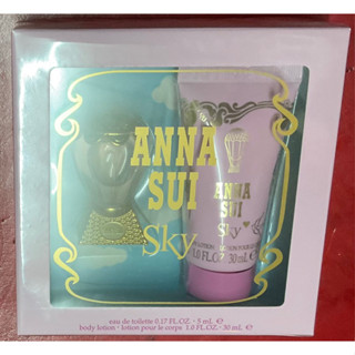AnnaSui安娜蘇 綺幻飛行浪 浪漫香氛組(淡香水5ml+身體乳30ml)