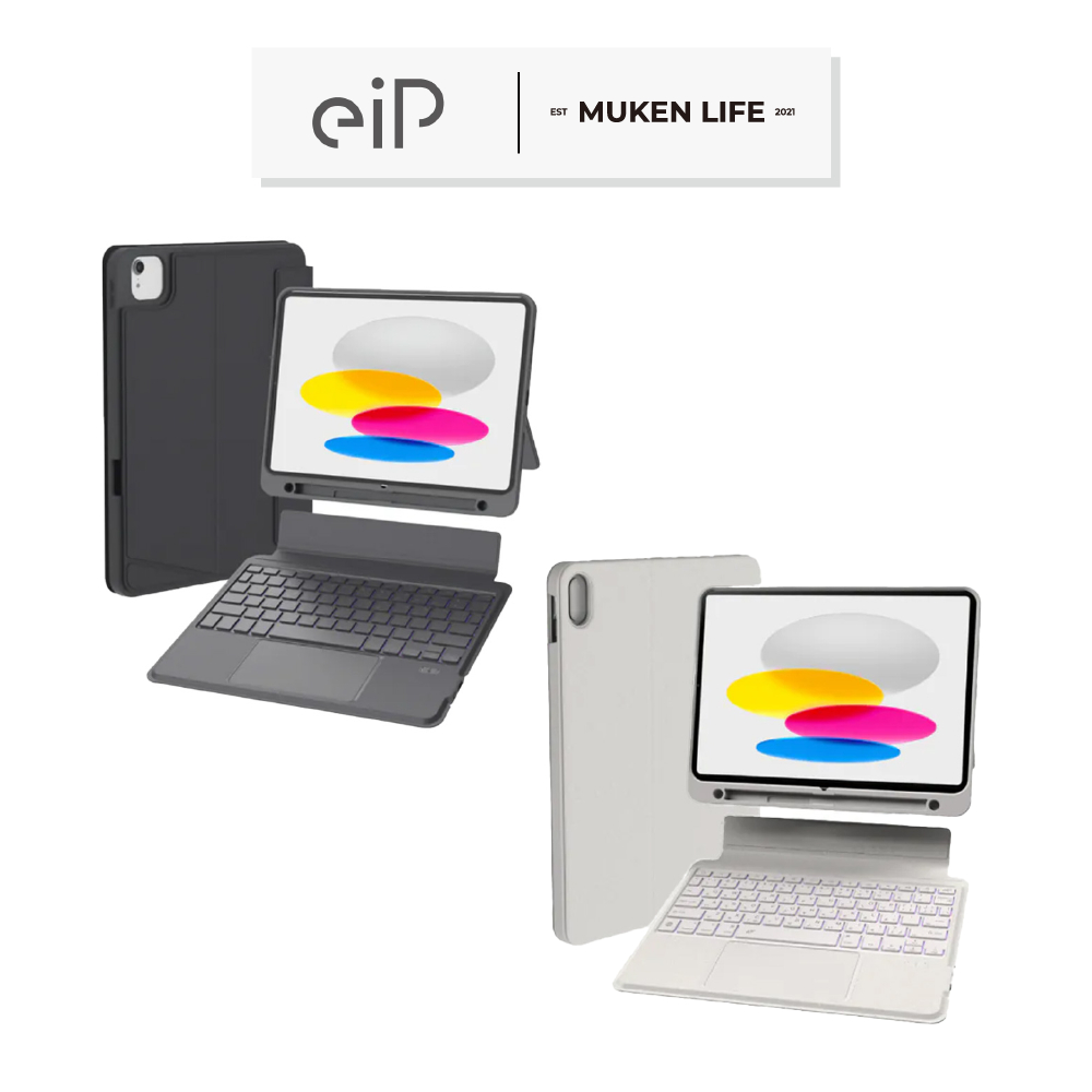 eiP｜Magnetix 磁吸可拆式鍵盤快捷鍵版 iPad 鍵盤 藍芽鍵盤 平板殼 2024 Pro 11 觸控板