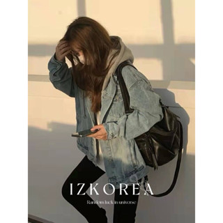 IZ實拍（經典熱賣回歸❗️連帽可拆）S~XL 長版 oversize 水洗 藍色 黑色 長版 夾克 牛仔外套