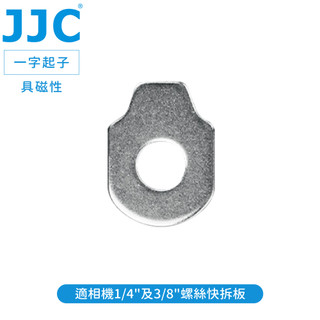 我愛買#JJC簡便型具磁性一字起子1字螺絲板手拆卸工具HCWJ易攜帶可掛吊飾背包適安裝相機1/4"快裝板3/8"快拆板