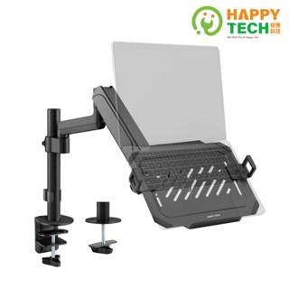 【HappyTech】筆電桌上型支架 中柱款 17吋 彈簧式 鋁合金 筆電架 筆電支架 螢幕支架 螢幕架螢幕增高架