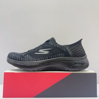SKECHERS GO WALK ARCH FIT 2.0 男生 黑 足弓支撐 鬆緊帶 瞬穿 健走鞋 216601BBK