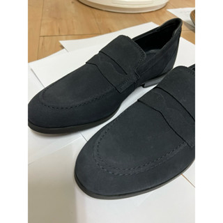 Clarks Bradish Ease 海軍藍麂皮樂福鞋（EU41）