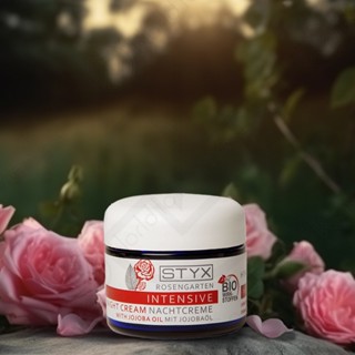 超天然STYX 玫瑰荷荷巴油玻尿酸晚霜|敏感肌專屬|延緩老化 維持長效保濕|舒緩緊緻肌膚 淡化細紋-奧地利的養膚之道