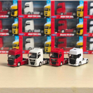 《64SHOP》WELLY｜MAN TGX XXL｜SCANIA V8 R730｜貨櫃車 拖板車 拖車頭1/64合金模型