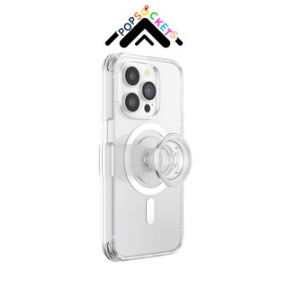 泡泡騷 iPhone 14 Pro Max Plus PopSockets 透明 磁吸款 超順滑支架防摔手機殼 現貨
