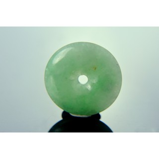 [Disk水晶][富貴平安]老坑冰飄陽綠~古錢平安扣AW-35(直徑25mmx4mm重6克)