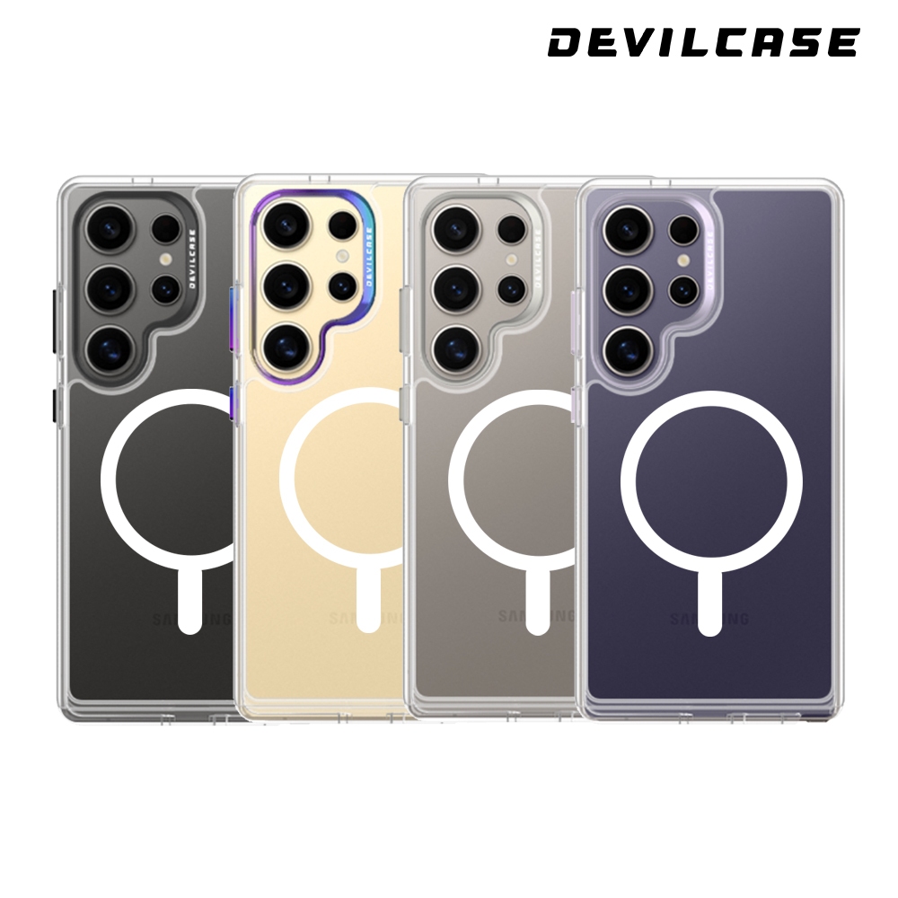 DEVILCASE Samsung S25 Ultra 惡魔防摔殼 標準磁吸版2 (透明 手機殼)