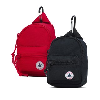 CONVERSE【授權經銷商】小包MINI GO 2 POUCH 零錢包 迷你包 耳機袋 吊飾2色 紅黑10027428