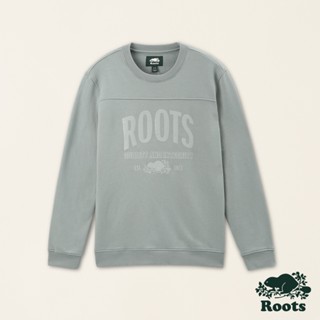 Roots 男裝- 休閒生活系列有機棉刷毛布圓領上衣