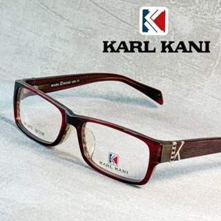 【 美國嘻哈品牌KARL KANI 】 街頭文化｜潮流休閒品牌｜紐約｜透酒紅｜出清｜長方框【唯光眼鏡 】