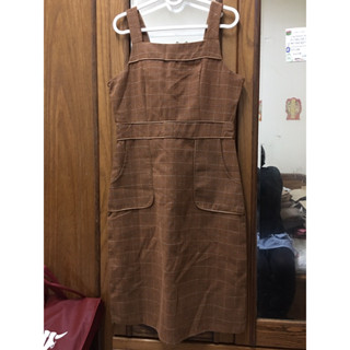 全新轉售*精品店咖啡色格紋毛呢背心裙特價$220(原價約$1080)M適合 / 奇奇與蒂蒂 雙層杯 貓頭鷹