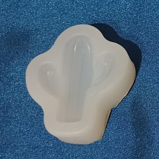 仙人掌造型平面矽膠模具 手工香皂蠟燭 烘焙翻糖工具