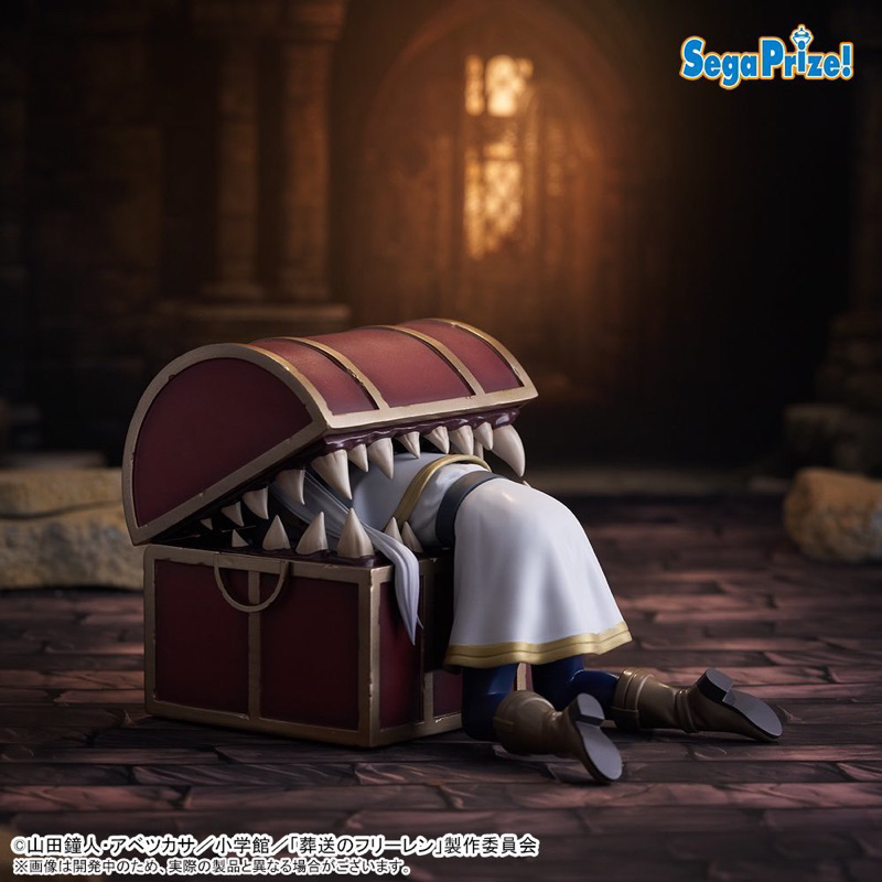 黑客優品《 葬送的芙莉蓮 》芙莉蓮 寶箱怪 費倫 菲倫 SEGA 美少女 泡麵 杯麵蓋 坐姿 景品 公仔