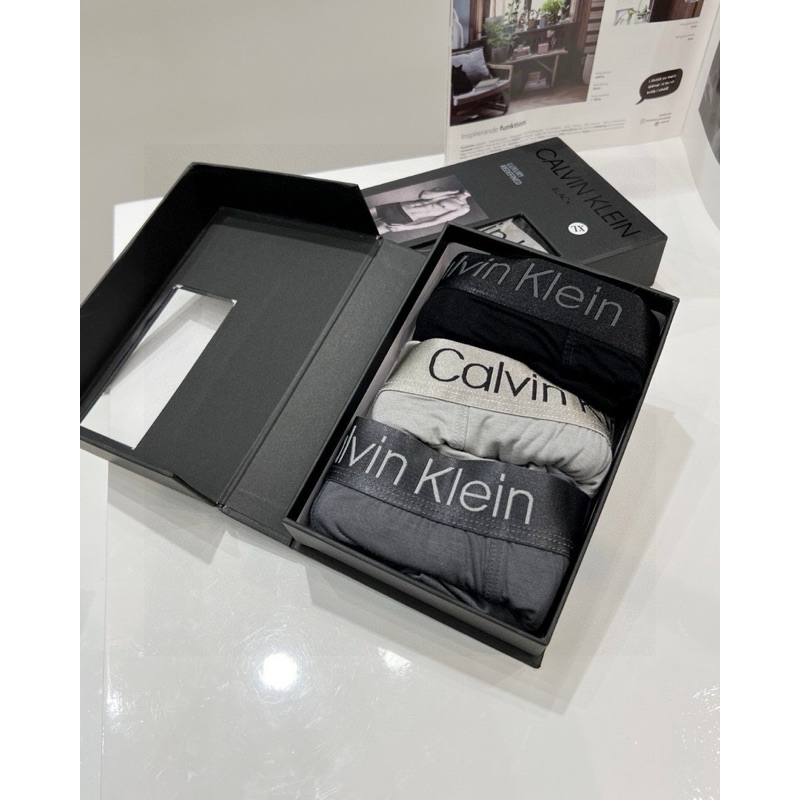 Calvin Klein 男款 ck內褲 冰絲 涼感 三條裝