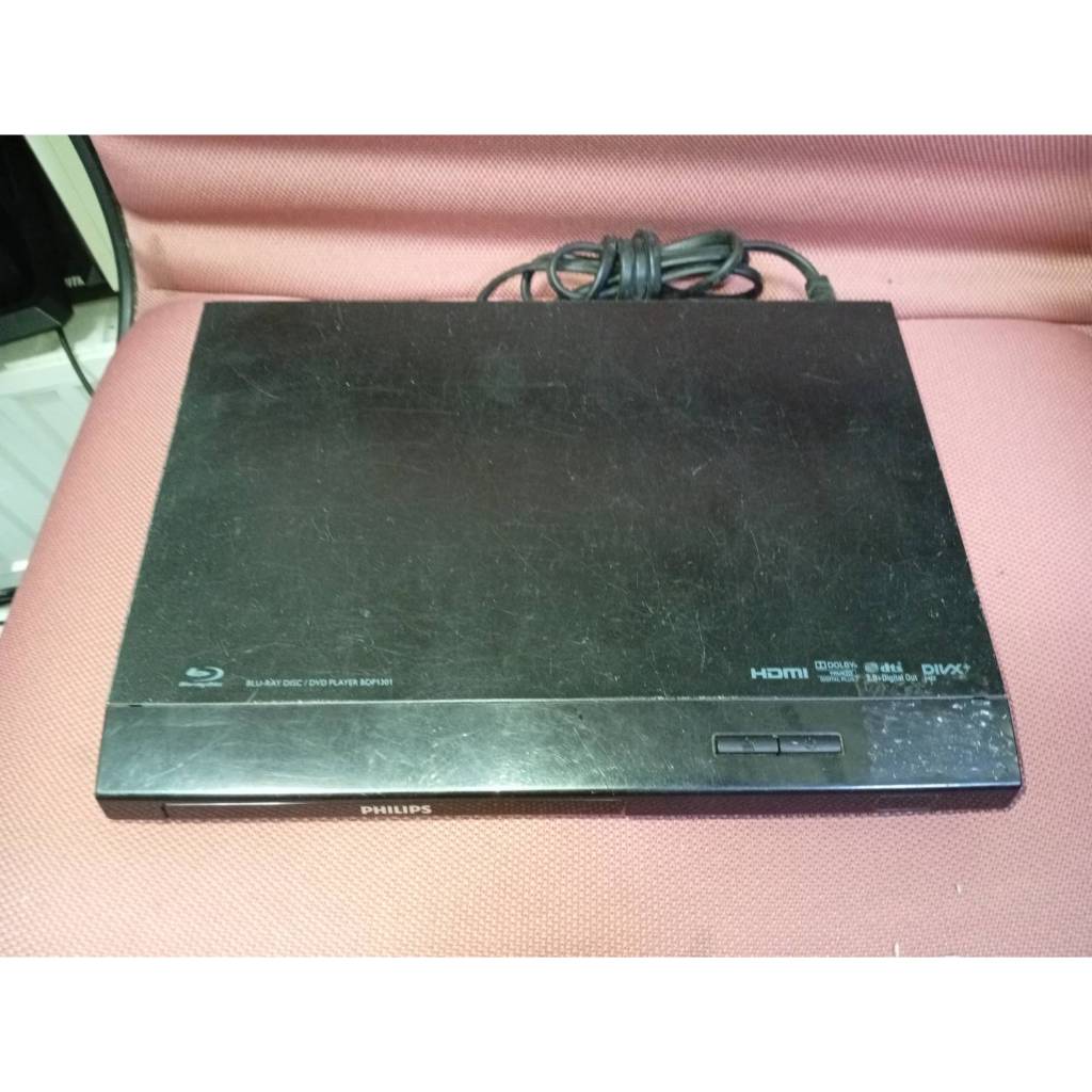飛利浦PHILIPS BDP1301 1301/96 藍光DVD播放機 書房 附遙控1790