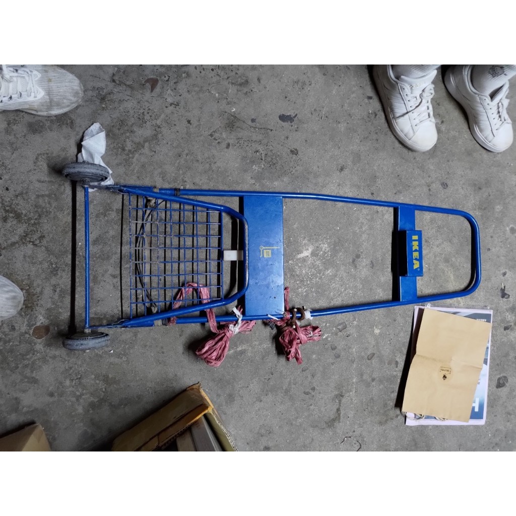 IKEA宜家家居熱銷商品高CP值 FRAKTA手推車\搬運車\工作車\載貨車\可摺疊 \FRAKTA 手推車 (藍色)