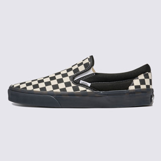 [unclev1966] vans classic slip-on 黑白 棋盤格 透明 膠底 懶人鞋 滑板鞋