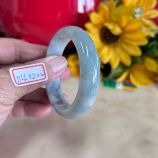 臺灣現貨16.5圍52.7mm飄花 天然翡翠A貨 飄花平安鐲 緬甸玉手鐲手環