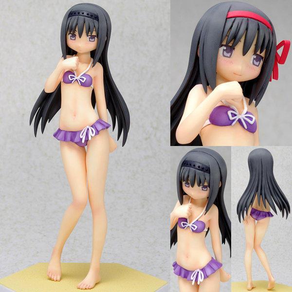 《夏本舖》日版 WAVE 魔法少女小圓 曉美焰 變身 廢怯 QB 靈魂 泳裝 比基尼 BEACH QUEENS