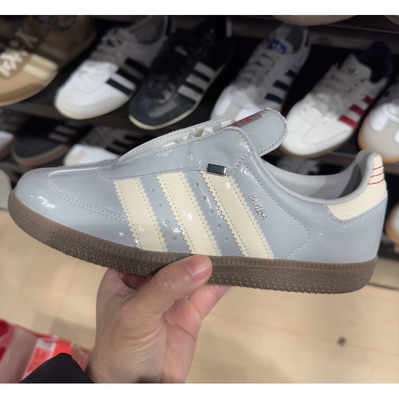 ADIDAS SAMBA OG 銀灰 皮革 橡膠底 德訓鞋 休閒鞋JQ0012