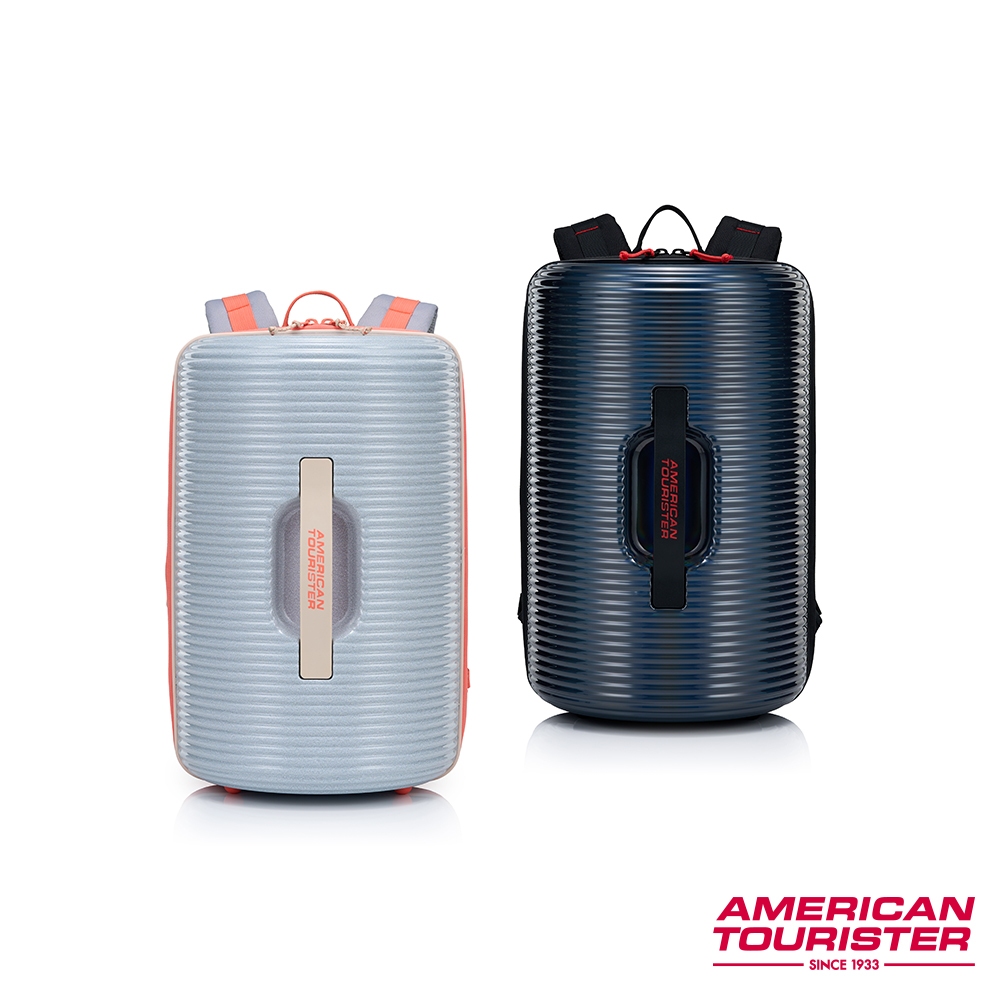 AT美國旅行者 AMERICAN TOURISTER 後背包/雙肩包/電腦包 14吋ROLLIO U圓桶大容量