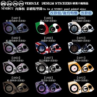 【硬漢六輪精品】 SYM MMBCU 158 / 2025 改款 MMBCU158 曼巴 內飾造型貼 (版型免裁切 彩貼