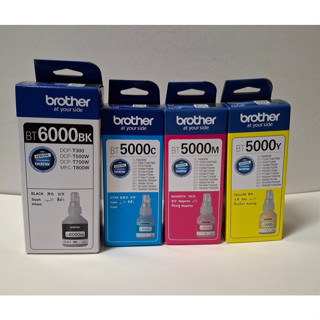 Brother 含稅 BT6000 BK BT5000 Y BT5000 C BT5000 M 原廠全新盒裝墨水