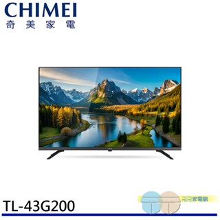 CHIMEI 奇美 43型 4K Google TV 連網 液晶顯示器 螢幕 TL-43G200