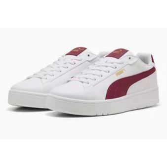 PUMA Court Classico 皮革 復古球鞋 男女款 休閒運動鞋 白紅色 40028404 原價2280