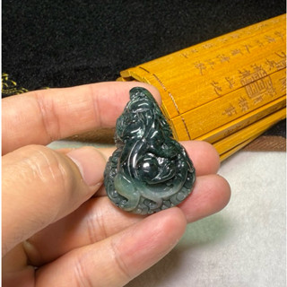 貔貅 葫蘆 藍水翡翠「彩玉閣」【現貨】福祿壽 雙面雕刻 玉石 仿古雕刻 ˋ玉石 天然緬甸玉A貨 基隆實體店面 佛教 道教