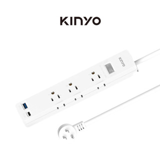 【KINYO】1開6插PD快充延長線6呎 延長線 (NSDPD) 6呎 耐燃材質 抗雷擊 過載自動斷電 多孔延長線