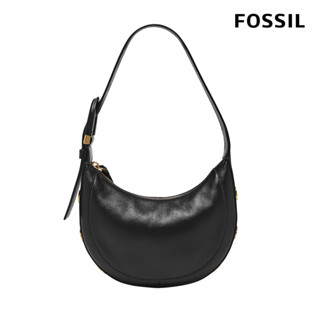 FOSSIL Harwell 真皮新月肩揹包-黑色 ZB1916001