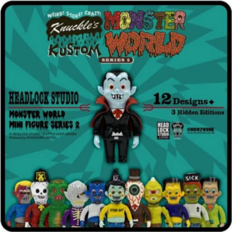 現貨 一中盒確認款 Headlock Studio Monster World mini figure series 2
