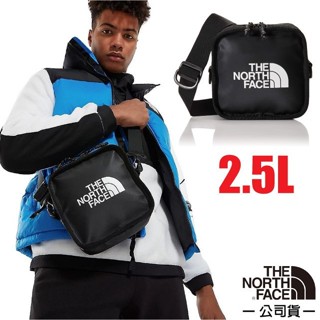 【美國 The North Face】防水單肩包 2.5L 斜揹包 腰包 錢包手機側揹包 護照證件包/宇宙黑 3VWS