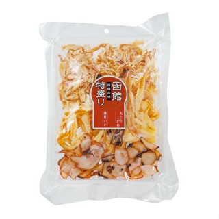 北海道函館特盛精選 魷魚絲 帶皮魷魚絲 燻製魷魚絲 章魚風味魷魚 230g 海鮮零食 日本零食 日本伴手禮