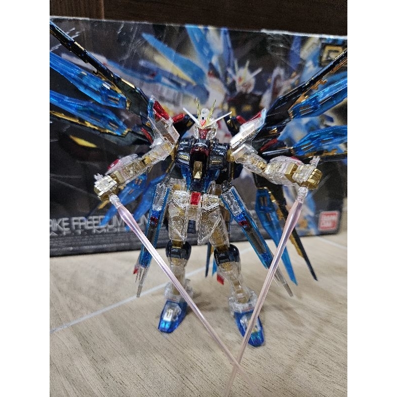 ☆xing☆ 已組 組裝模型 rg 彩透版 攻擊自由彩透 ver.