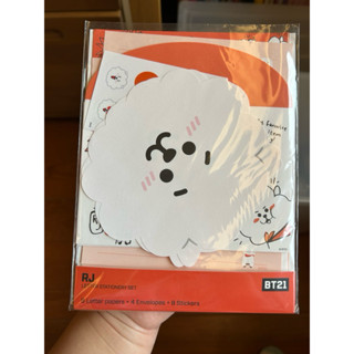 BT21 RJ 信封套組 金碩珍 羊駝 全新未拆