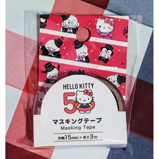 日本 Sanrio三麗鷗家族 50週年 Hello Kitty 紙膠帶