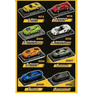 現貨 單支販售 義大利藍寶堅尼 7-11 集點送 automobili Lamborghini 模型車 迴力車 L04