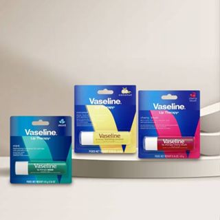 Vaseline 凡士林 護唇膏4.8g/10g／潤唇膏(1.8g) 經典原味 玫瑰潤色【小三美日】D047552x