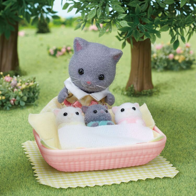 全新 日版現貨 Sylvanian Family 森林家族 波斯貓三胞胎 波斯貓寶寶 3胞胎 玩具 聖誕節 禮物
