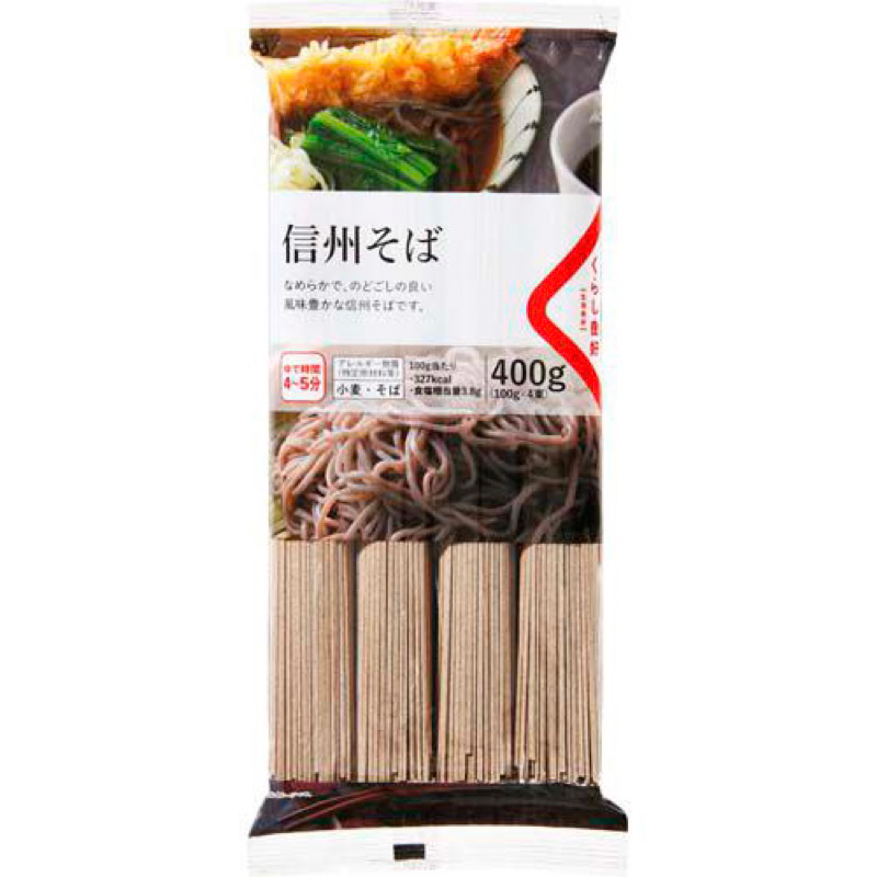 ⭐️品味日本⭐️生活良好 信州蕎麥麵 400g 日本原裝進口 日本麵條  道地日本口味