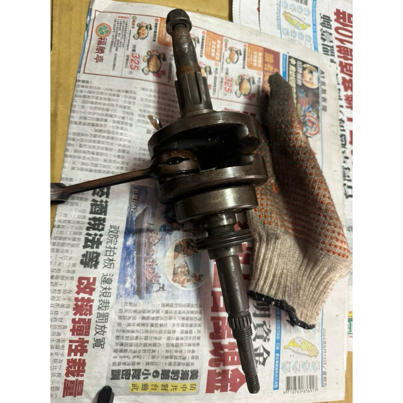 SUZUKI 贏將125中古曲軸   老車曲軸