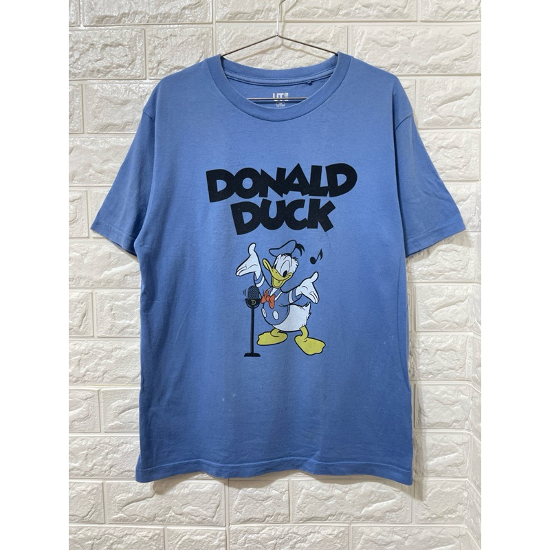 UNIQLO UT Disney 迪士尼聯名 藍色 唐老鴨 短袖T恤 上衣